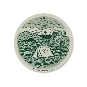 Desert Camper Sticker - Original Design for Camping Enthusiasts