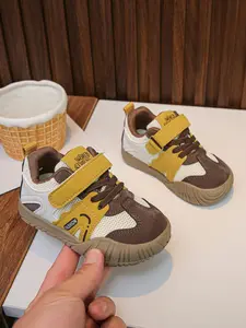 2026 New Velcro Sports Shoes, Breathable Mesh Design with Anti-Collision Toe, Lightweight and Comfortable Baby Walking Shoes Walking Shoes Babies