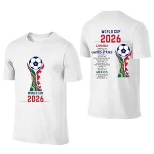 World Cup 2026 TShirt, Canada Mexico USA Graphic Shirt, 2026 Soccer Fan Tee,white tee graphic tee Top