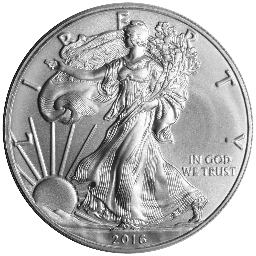 2016 $1 American Silver Eagle 1 oz Brilliant Uncirculated