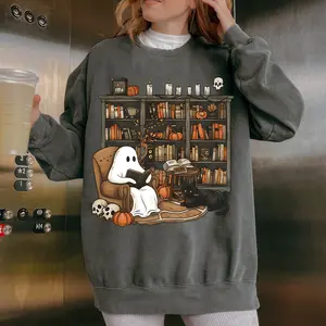 Ghost Book Shirt, Spooky Bookish Ghosts Shirt, Halloween Book Lover Gift, Cute Ghost Halloween Shirt, Funny Halloween Shirt