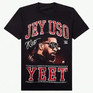 Ridge Pulse Gear-180g Pure Cotton WWE Jey Uso Yeet T-Shirt _ _ Printed Summer Luxury Cotton Men's And Women's T-Shirt Short Sleeve-Premium Cotton Graphic Printed Round Neck T-Shirts-365T