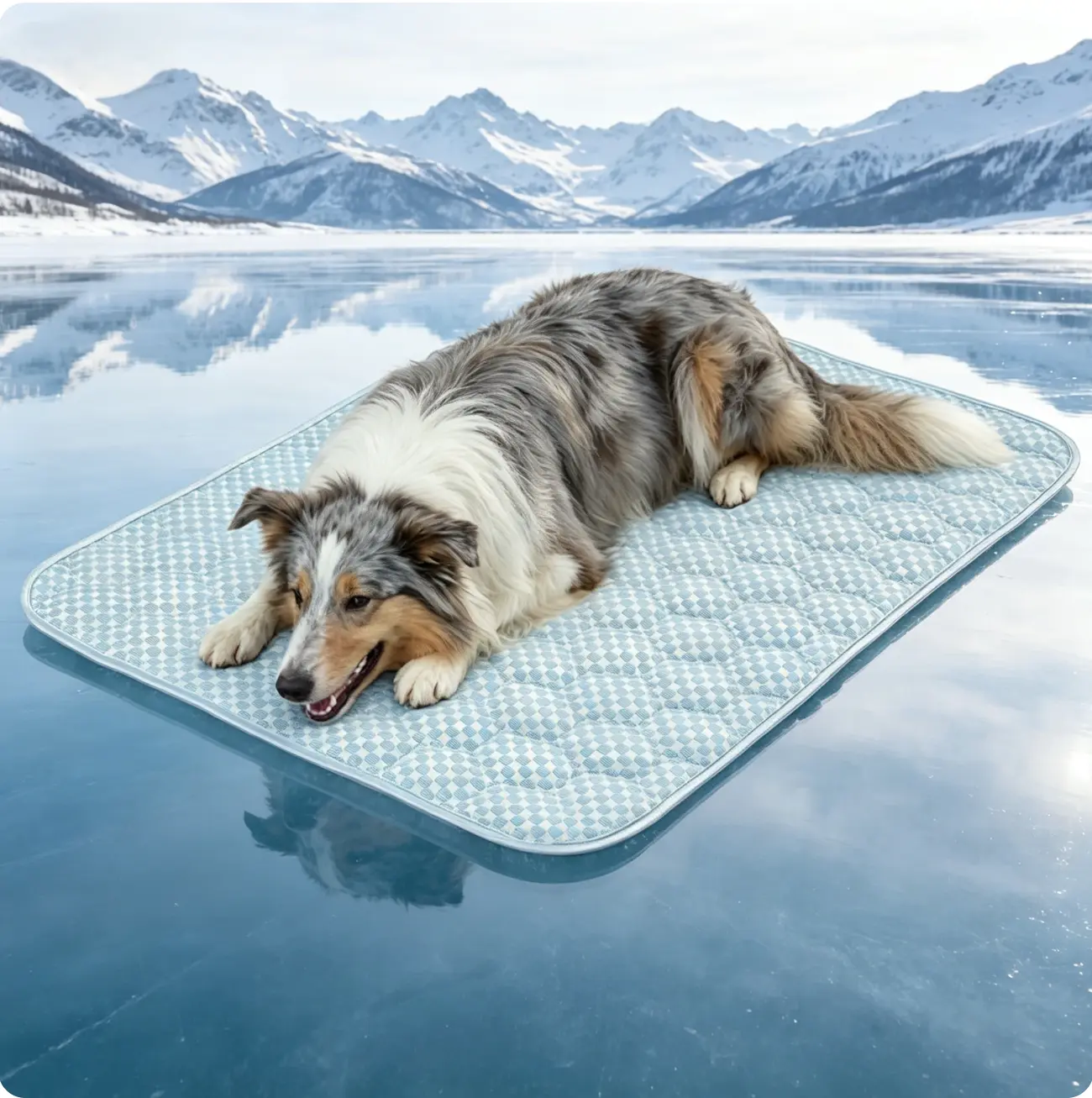 Cooling Dog Bed Mat for Pets, Double-Sided Cooling Mat for Dog & Cat, Washable & Thickened Pet Cooling Pad, Pressure Relief & Non-Slip Dog Cooling Mat, Summer Cool Mat for Crate, Floor, Car, Outdoor, DealsforYourDays
