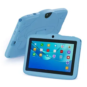 7 Inch Kids Tablet PC Android 13.0 4GB 64GB, Dual Camera 2mp+5mp, WiFi Bluetooth-compatible, Shockproof Case, Parental Control, Ideal Gift