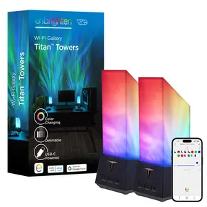 Enbrighten VIBE WiFi Galaxy Projector Titan Tower Night Lights