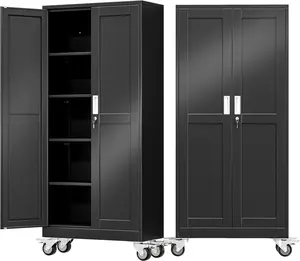 Heavy-Duty Lockable Rolling Tool Cabinet with Wheels, Mobile Garage Storage Chest – 300 Lbs Capacity, Secure Metal Lock, Easy-Slide Drawers for Workshop, Warehouse, Home Organization