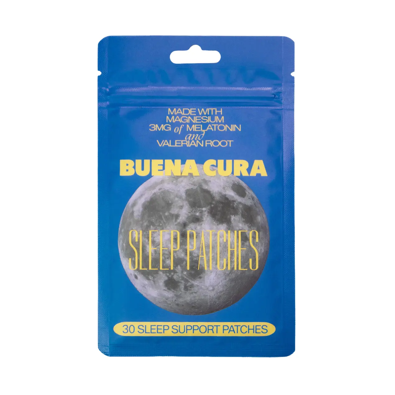 Buena Cura Sleep Patches, 30 Count Melatonin Sleep Support Patches with Magnesium, Valerian Root, GABA, 5-HTP,L-Tryptophan, Hops & Lavender, Transdermal Peel,and Stick Deep Sleep Aid Absorbable Supplements for Adults