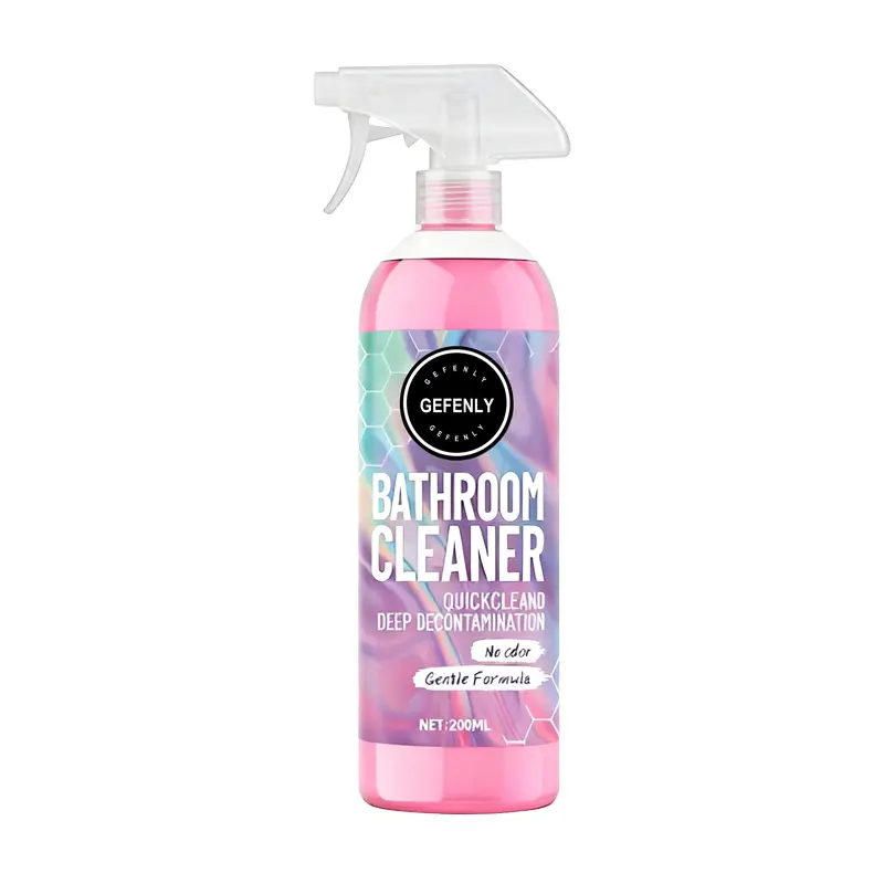 Buy 1 Get 1 Free (Same Model) 200ml Fragrance-Free Unscented Odourless Household All-Purpose Liquid Bathroom Cleaner - Gentle Non-Aerosol Formula for Smooth Glazed Surfaces, Stain-Removing Solution (12-Month Shelf Life, Requires Repeated Wiping)