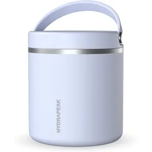 25oz Stainless Steel Vacuum Insulated Thermos  Jar |  for Hot and Cold , Wide Mouth Leak-Proof Soup s, 10 Hours 16 (Iceberg)