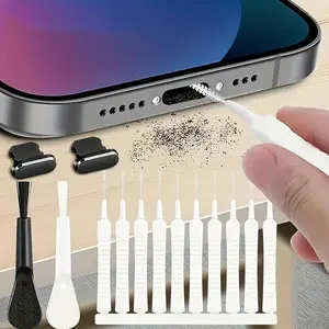 14PCS Ultra-Thin Multifunctional Cleaning Brush Tool Kit for Smartphone, iPhone Charging Ports, Mobile Phones & Shower Heads - Debris Removal