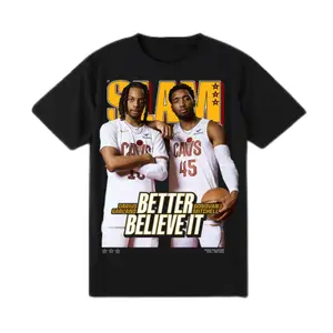 SLAM Darius Garland Donovan Mitchell Better Believe It shirt, Basketball Duo Graphic Vintage shirt for Fans, Playoff Game Day Gift