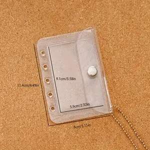 Portable M5 A8 Ring Binder Planner Kit with Coffee Mocha Design, Dividers, Calendar, Storage Pouch, Inner Pages, Envelopes for Scrapbooking