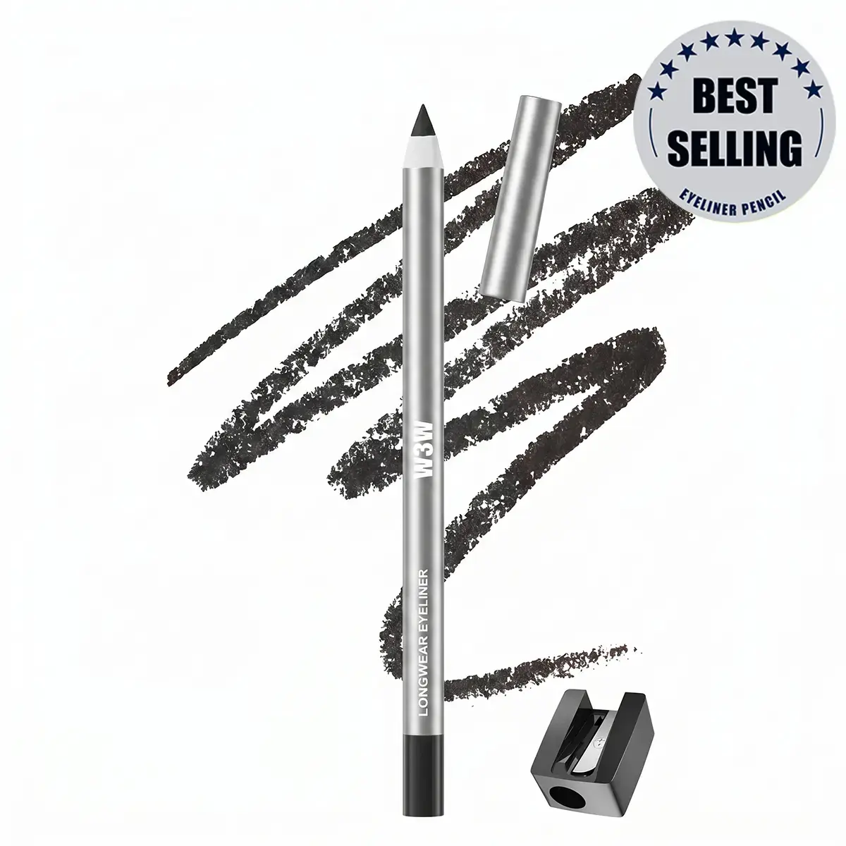 Waterproof Gel Eyeliner Pencil with Ultra Smooth CreamyGlide, Smudge Proof and Transfer Resistant Formula forInner & Outer Lash Line Definition, Precision Winged EyeMakeup and Natural to Bold Everyday Beauty Looks.,sunscreen