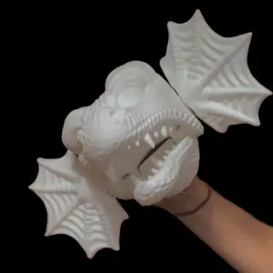 Dragon Puppet DIY kit, paper dragon lovers
