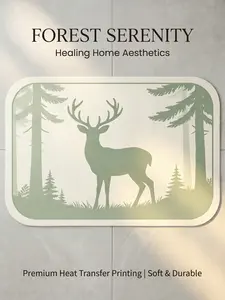 Round Corner Stone Bath Mat – Absorbent Diatomite Floor Mat for Shower, Spa or Bathroom （Customization available）