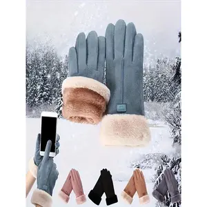 Cold Weather Warm Gloves for Women  Touchscreen Friendly | Thicker Insulated Fabric | Elegant Casual Design Perfect for Cycling Driving Christmas Shopping Morning Commute  Non-slip Winter Outdoor Gloves