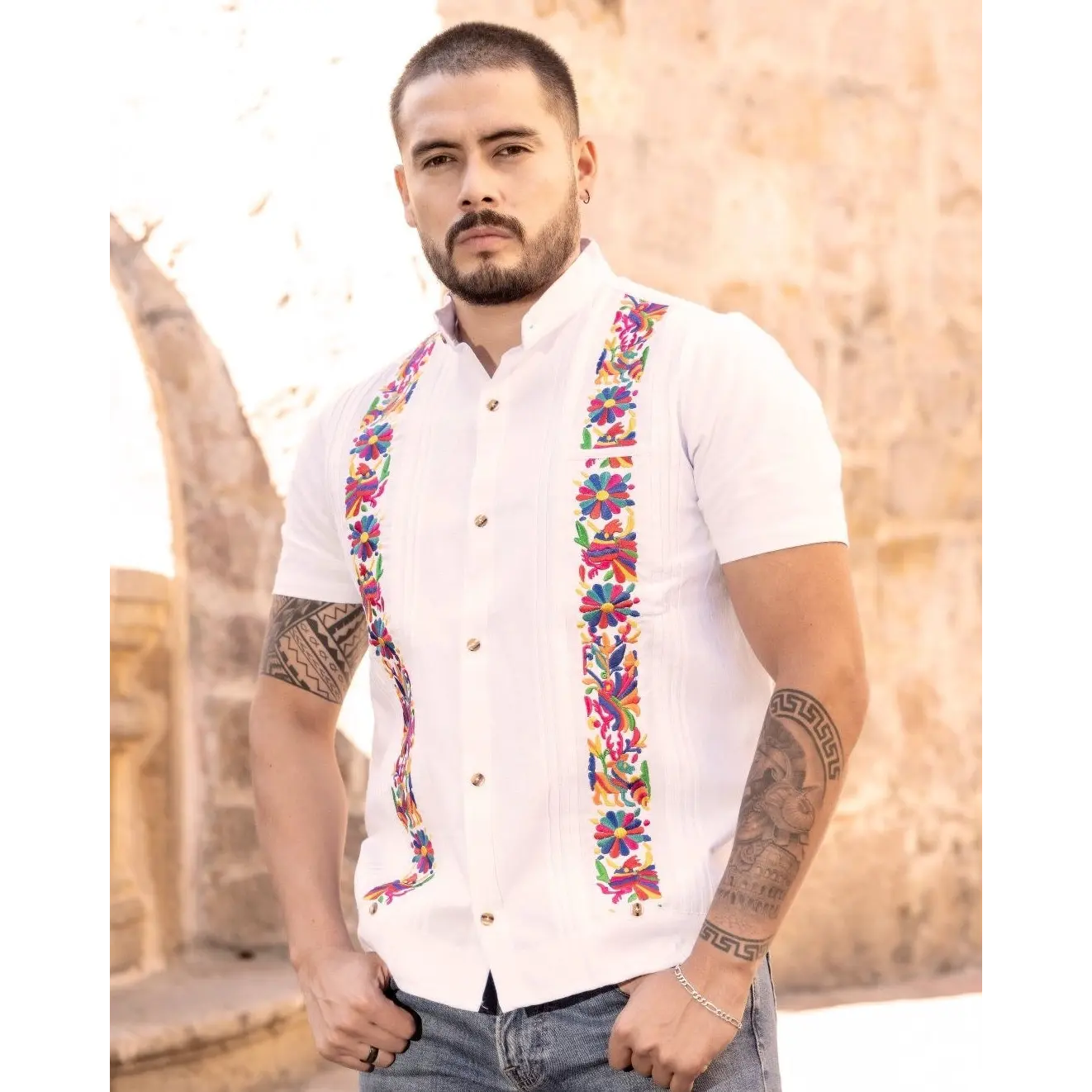 Guayabera Otomi Corta
