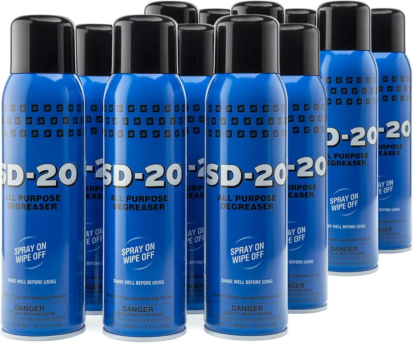 SPARTAN SD-20 Concentrated All Purpose Degreaser Cleaner - Automotive & Motorcycle Engine Care Equipment, Household Cleaning Solution for Kitchens & Floors (12 Pack)