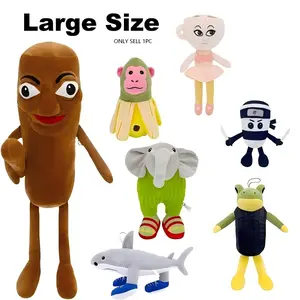 Italian Brainrot Inspired Plush Toy, Tung Tung Tung Sahur/Tralalero Tralala Plush Soft Stuffed Meme Dolls for Collectors, Aesthetic  & Funny Christmas and Birthday Gift, Stuffed Animal, Soft Huggable