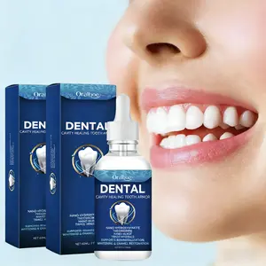 Oralhoe 2pcs Daily Oral Care Refreshing Liquid Nano Hydroxyapatite Theobromine Trace Minerals for Fresh Breath & Whitening Enamel Restoration