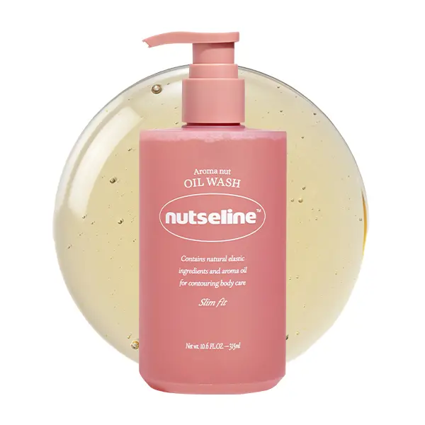 [nutseline official] nutseline Aroma Nut Oil Wash 315ml – Korean 2-in-1 Shower & Bath Oil Wash - Sweet Almond, Sunflower & Macadamia Oils - Aromatherapy K-Beauty Body Cleanser