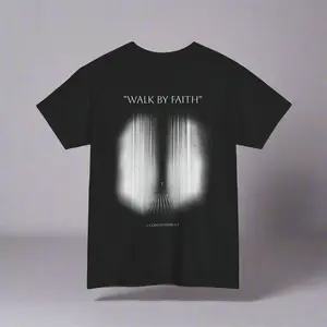 Walk By Faith Premium Heavy Cotton Tee - Night Edition