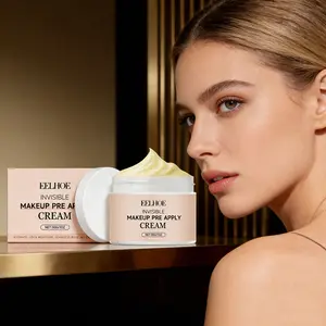 EELHOE Invisible Perfect Skin Hydrating Primer Cream, Pore Minimizing Moisturizer, Long-Lasting Makeup Base, Enhances Foundation Adhesion, Single Item