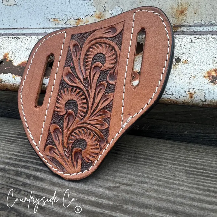 Tooled Leather Sheath