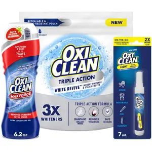 OxiClean Triple Action Laundry Booster + Stain Pre-Treater