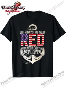 Vintage Red Friday Shirt On Friday We Wear Red T-Shirt