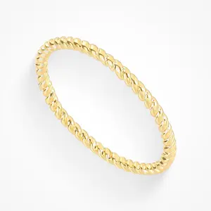 EVRY JEWELS Gold or Silver Plated Stainless Steel Women's Waterproof EVRYday Ring