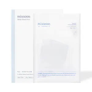 [mixsoon Official Shop] Bifida Mask Pack 5EA -  Soothing & Hydrating Korean Skincare for Glass Skin, Calming Face Masks with Bifida Ferment Lysate