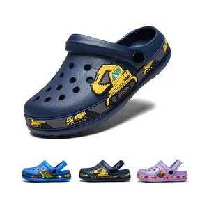 Drecage Toddler Clogs Kids Clogs for Girls Boys Slip on Garden Clogs Slide Sandals Waterproof Beach Pool Shoes Slipper