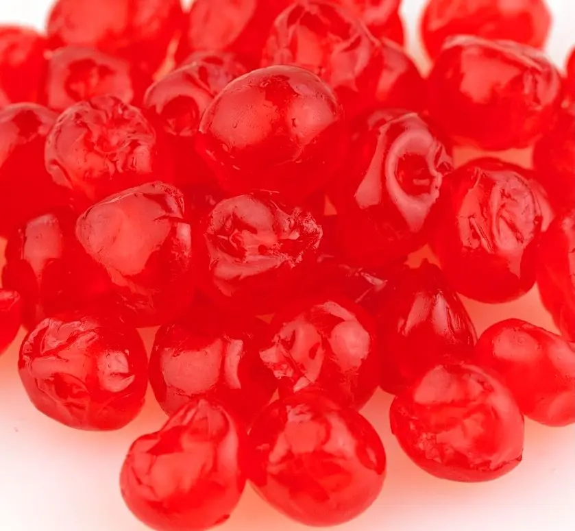 Nuts To You Glazed Candied Cherries - Gluten-Free Preserved Fruit Snacks for Adults (US), Ambient Festive Baking Addition, Sweet Treat with Natural/Artificial Flavors, FD&C Red 40, Sodium Benzoate, Potassium Sorbate