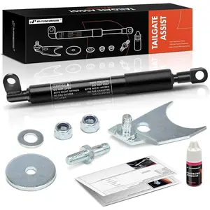 TRAIL RECKONING Tailgate Assist, Truck Tail Gate Lift Assist, Tailgate Shock Compatible with Chevrolet Chevy Silverado 1500 2500 3500 & GMC Sierra 1500 2500 3500 1999-2006 Models & 2007 Classic Models, Ball End, Compatible Models