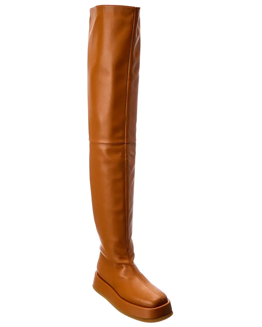 Gia Borghini x RHW Rosie 10 Leather Thigh-High Boot