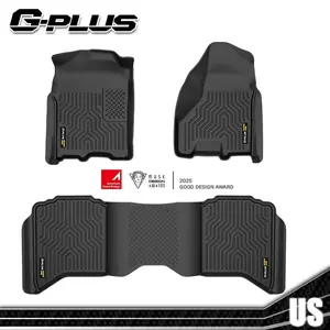 Car Floor Mats Fit For 2009-2024 Dodge Ram 1500 Classic Crew Cab,TPE Floor Mats All Weather Floor Mats Rubber Liners,Waterproof Anti-slip Durable Floor Mats,Car Accessories