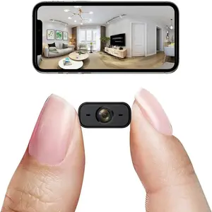 1080P MiMini Hidden Wireless Security Camera, Small Indoor Nanny Cam with HD, Night Vision & Monitoring for Home, Pet Use