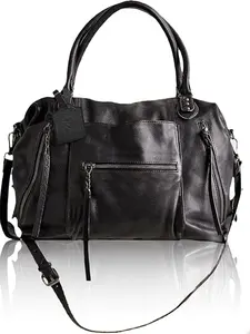 Women's Large Tote Bag Everyday Shoulder Bag, Punk Style Stylish Crossbody Tote Bag, Fall Purse with Zipper Hobo Crossbody Bag Women Vegan Leather Hobo Handbags with Adjustable Strap Fashionable Crossbody Bag Crossbody Shoulder Purses