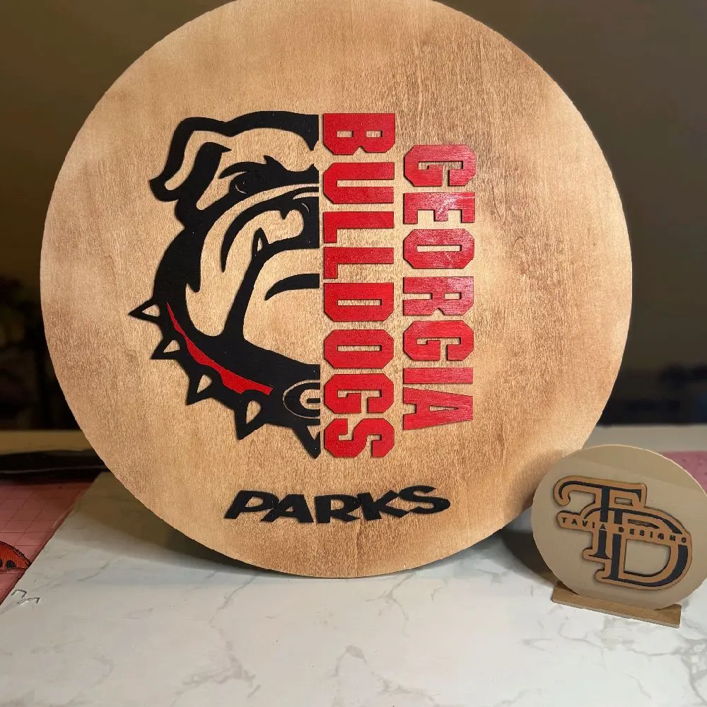 Personalized Dawg Door hanger