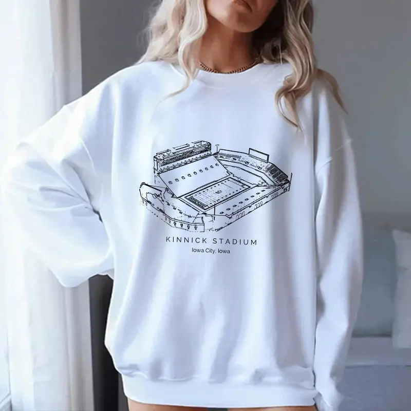 90S Kinnick Stadium Sweatshirt, Hawkeyes Stadium Unisex Crewneck Sweatshirt