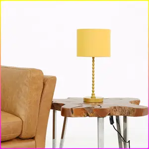Modern Classic Desk Lamp Villa Living Room Bedroom Study Decorative Sereno Table Lamp Ochre and Gold 120V Table Light, Easy Assembly Table Lamp for Sale