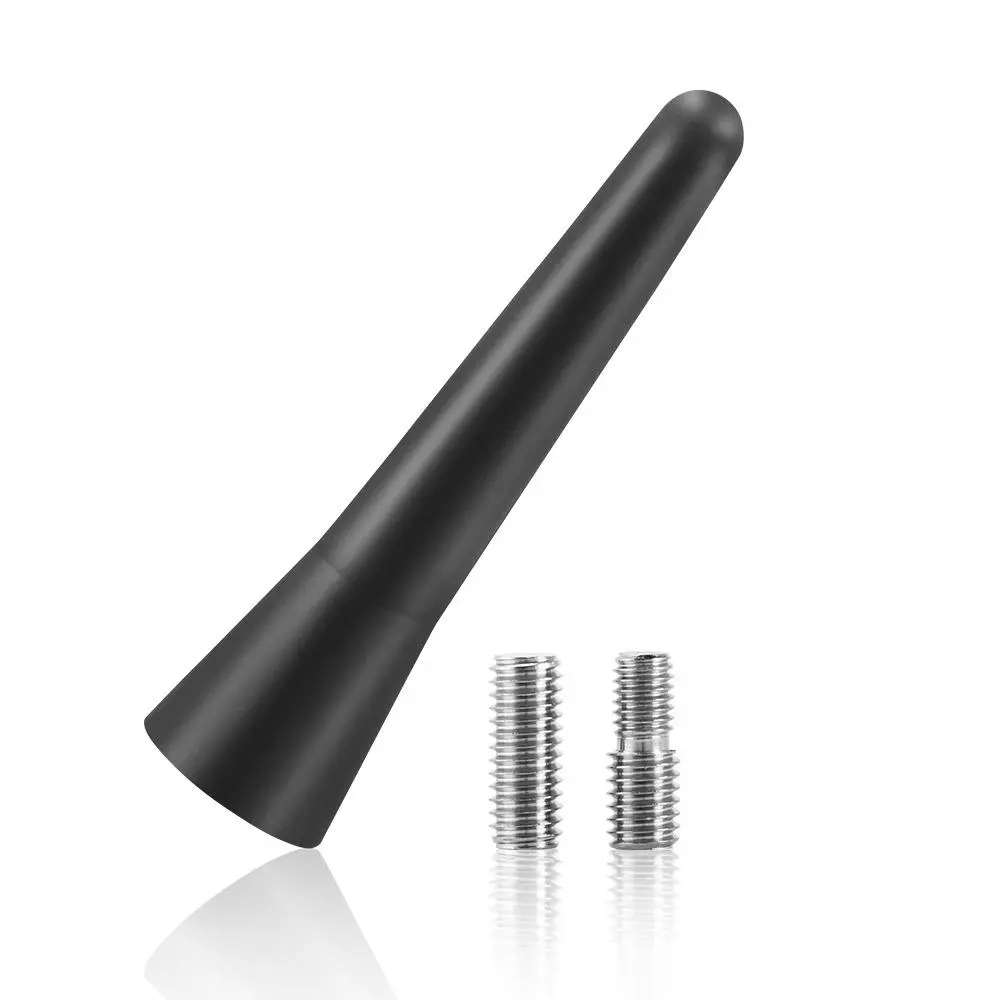 Car Short Antenna, Universal Car Short Antenna with Screw, Receiving Signal Accessories for Car Radio FM AM DAB, Replacement Antenna Automotive