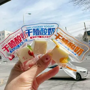 Inner Mongolia Specialty Freeze-Dried Yogurt, Cherry & Mango Flavor Handmade Chewy Cubes, Cheese Dairy Snack
