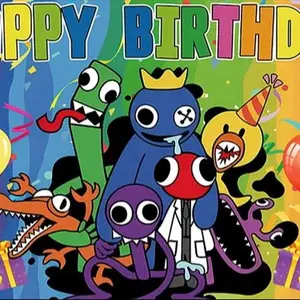 RAINBOW FRIENDS 5X3FT BANNER