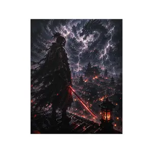 Dark Samurai Fantasy poster | Matte Poster