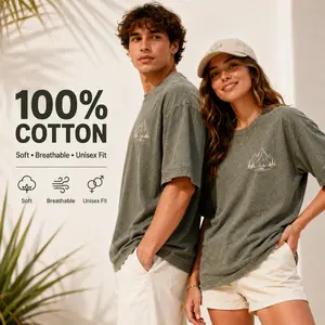 Women’s Cotton Lounge Tee, Oversized Graphic Pajama Shirt, Soft Breathable Sleep Top for Relaxing at Home