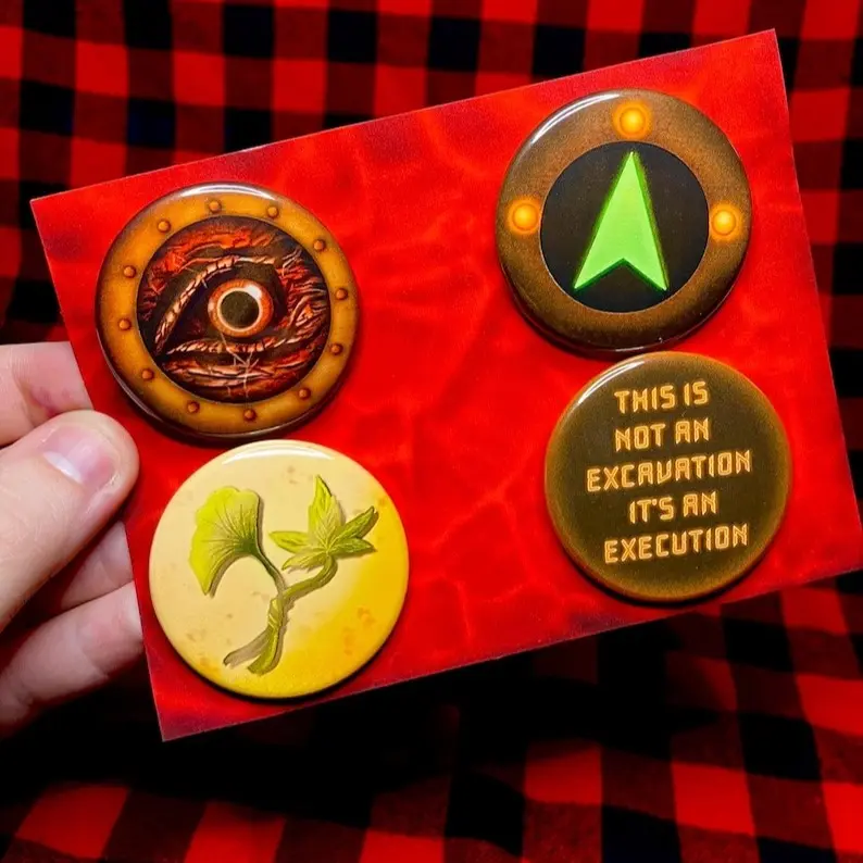 Iron Lung Inspired Pin Button | Markiplier Inspired Buttons - TikTok Shop