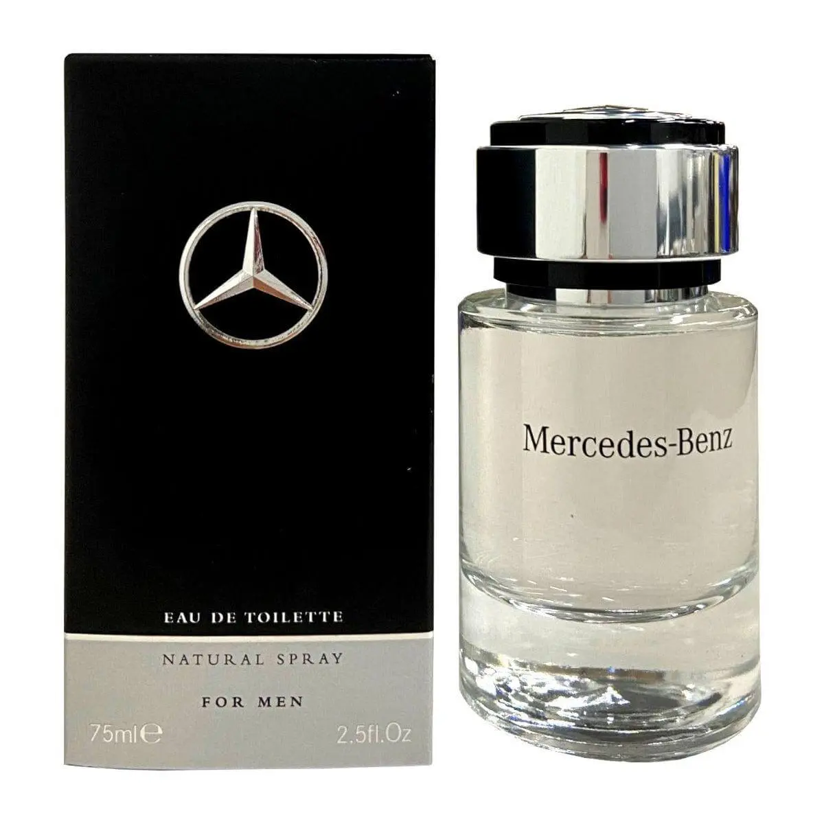 Men's Mercedes-Benz EDT Type Luxurious Zesty Citrus Woody Cologne, 2.5 oz Bergamot Blend, Lingering Fragrance, New in Box, Citrus Woody Fragrance, Luxurious Men's Fragrance