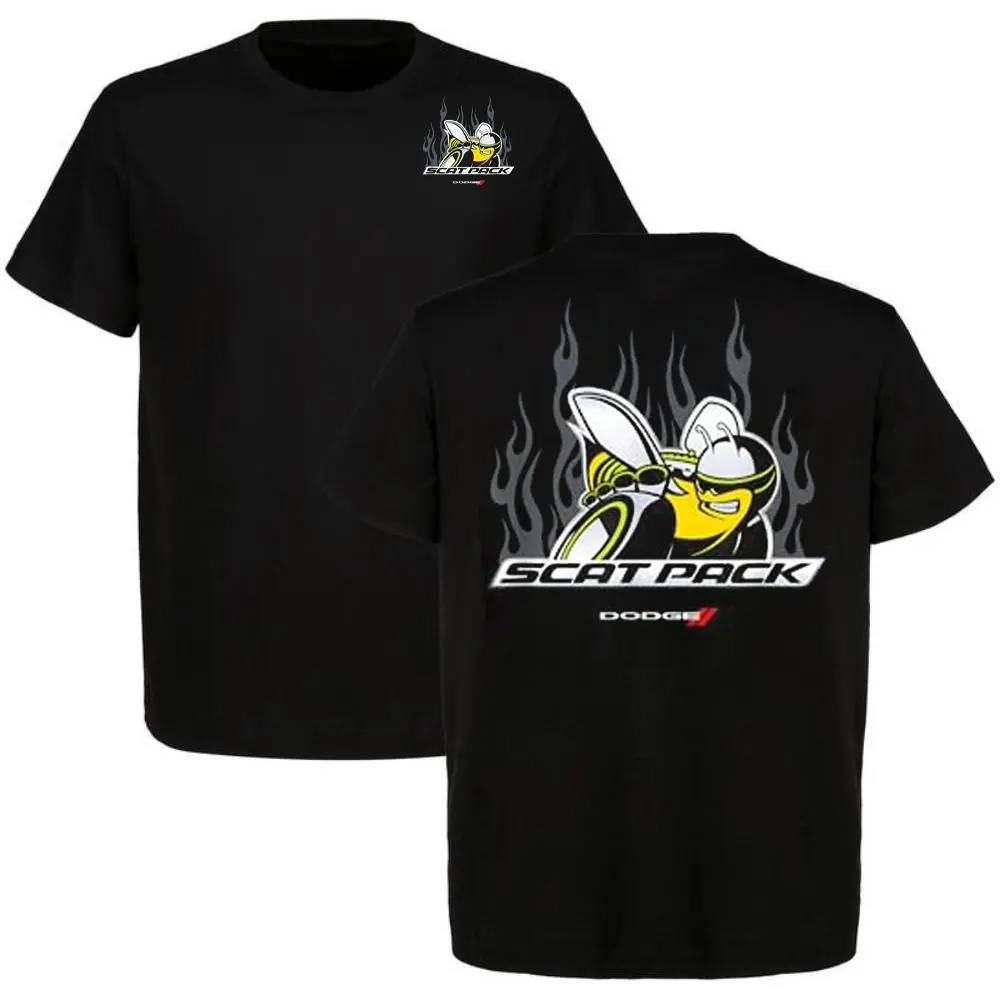 Dodge Scat Pack Super Bee T-Shirt, Hellcat Charger Challenger T-Shirt, Perfect for Truck & Car Lovers, Unisex Casual Short Sleeve Full Size Full Color